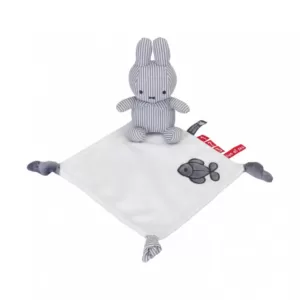 Kuvassa on uniliina. Se on tarkoitettu pienille lapsille. Uniliinan valmistaja on Little Dutch. Sen tuotenimi on Miffy. Uniliina on kiinni pupussa. Liina on väriltään harmaa-valkoinen.